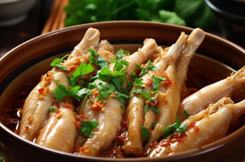 Delicious Chicken Feet with a Flavorful & Spicy Dim Sum Style