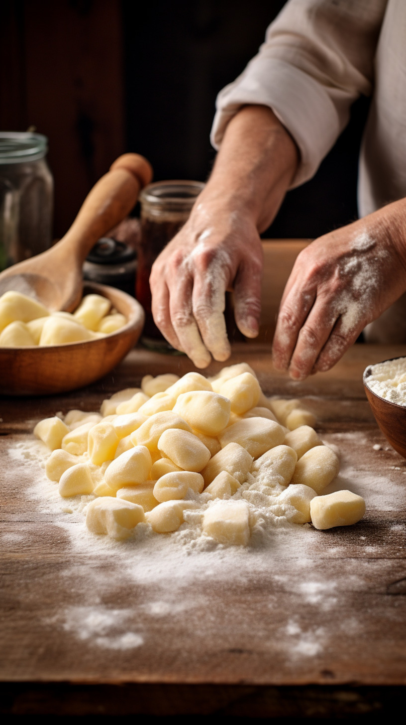 Big Mamas Recipes-Dive into the art of sauce perfection with our homemade potato gnocchi recipe. Learn to knead and make potato gnocchi that's sure to impress. Your journey to delectable homemade gnocchi starts here!-Potato Gnocchi Recipe