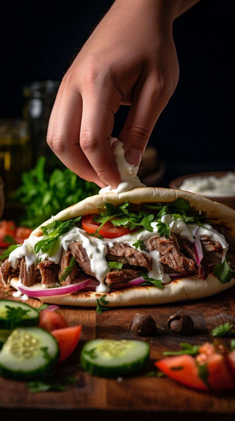 Big Mamas Recipes-Unleash your inner chef with our simple yet delicious homemade Greek gyro sandwich recipe, complete with a tangy tzatziki sauce you'll love!