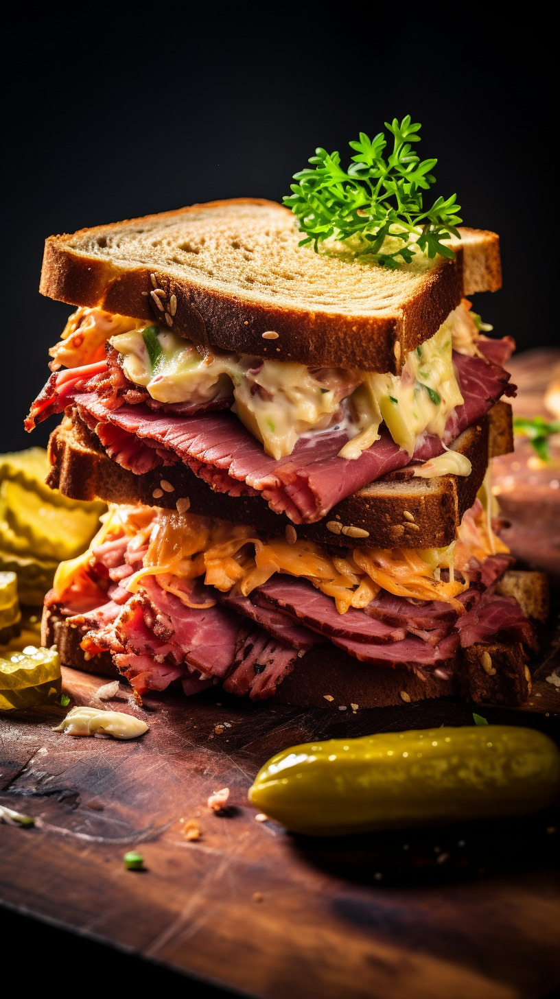 Big Mamas Recipes-Dive into our heavenly Deli-Style Reuben Sandwich recipe, featuring homemade corned beef and deli-sliced perfection. Your taste buds will thank you!