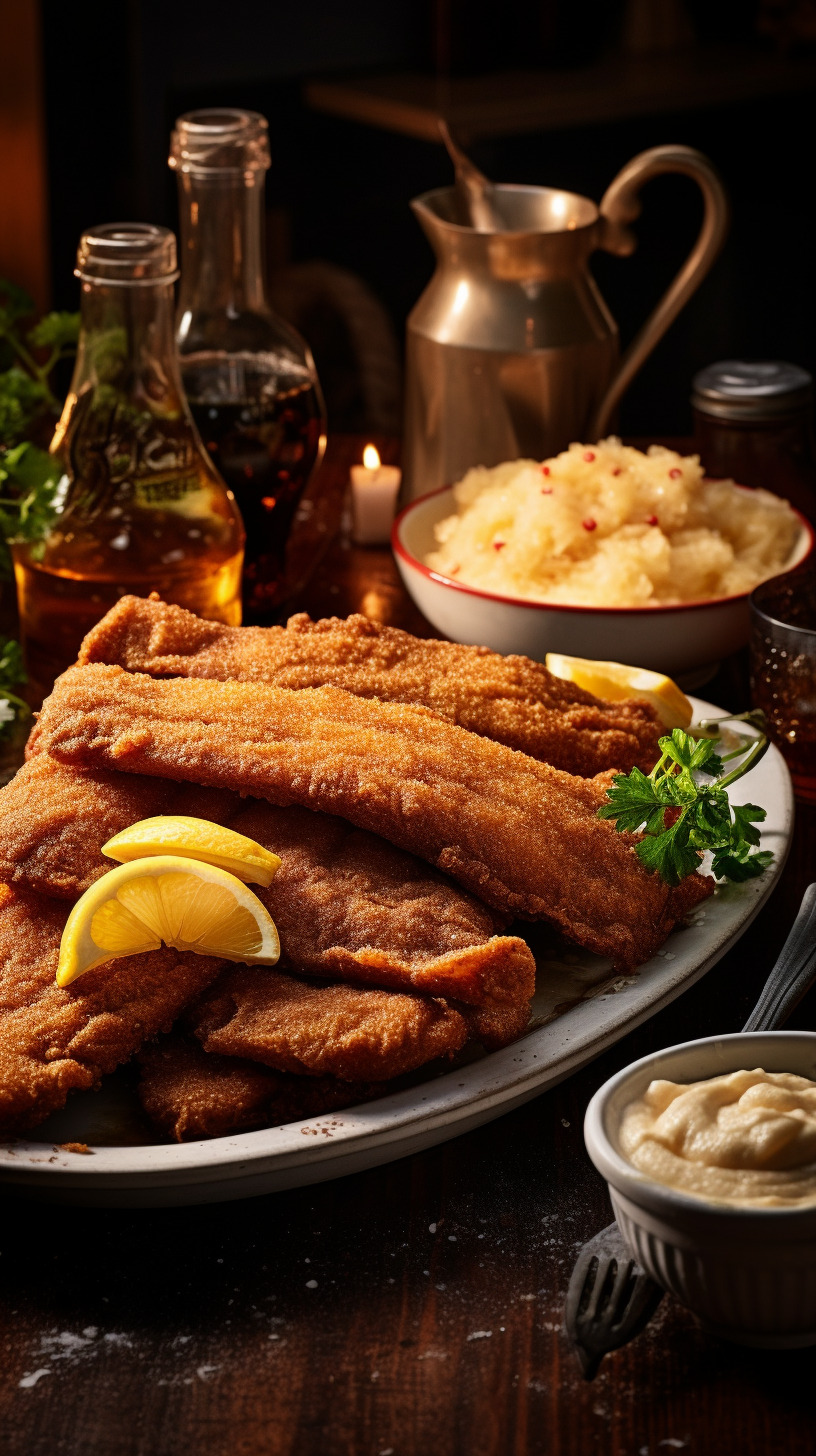Big Mamas Recipes-Savor the crispy delight of Southern Fried Catfish! Discover the secret of buttermilk-soaking for a fish fry that will tantalize your taste buds
